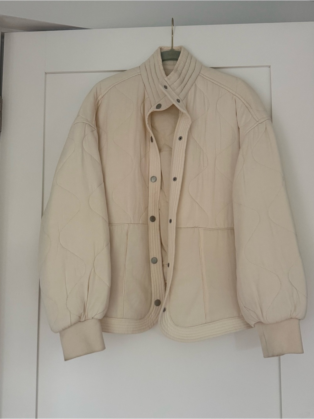 BlankNYC Quilted Cream Jacket